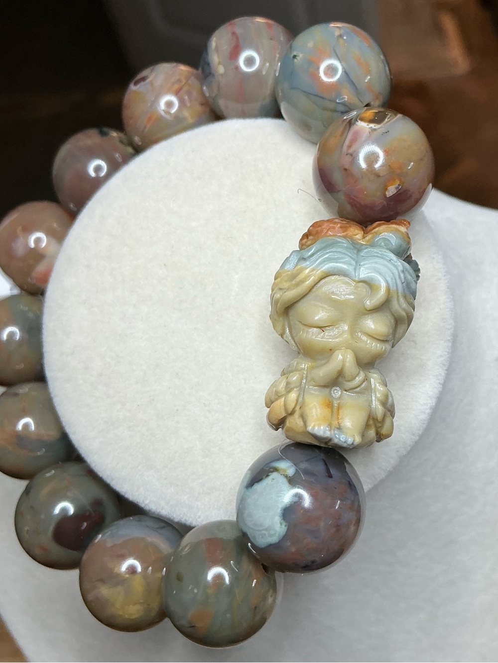 HQ Alashan - Blue/Brown/Green Swirl with Worry Free Fairy #22